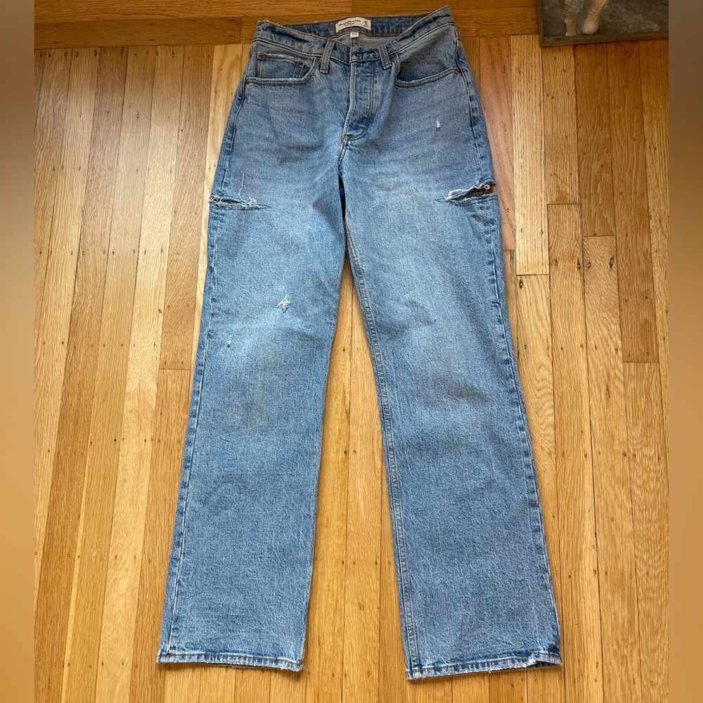 Abercrombie 90s baggy low rise jeans